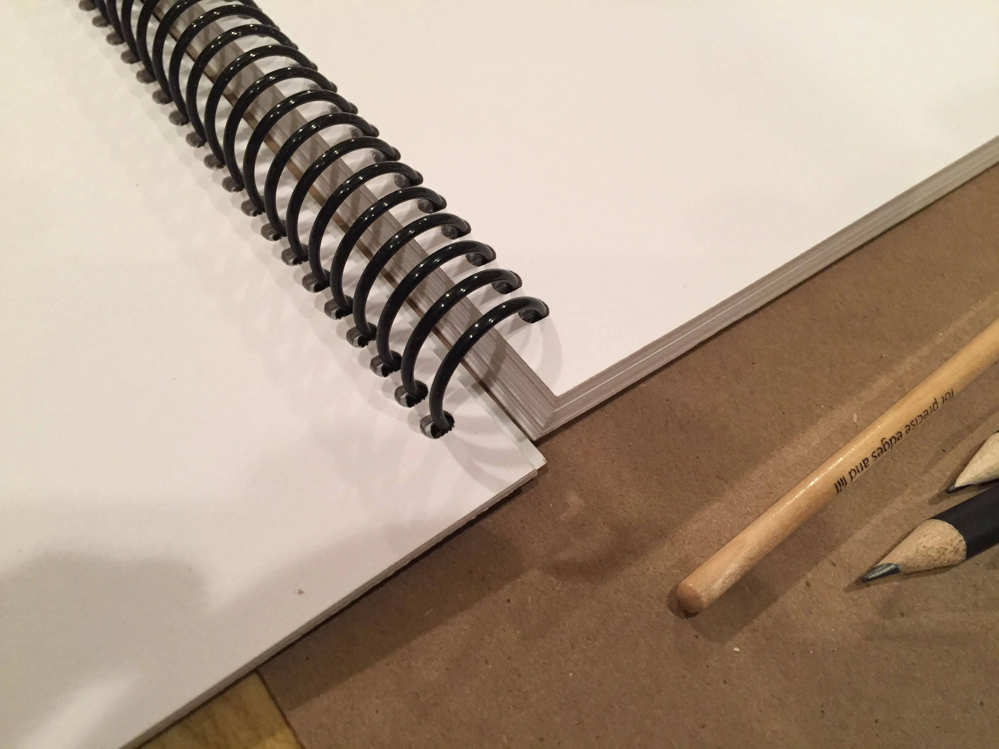 BUK brand Sketchbook. Spiral Bound. Left Spine. Multi-Media. (8.5" x 11") SB-2550-LS