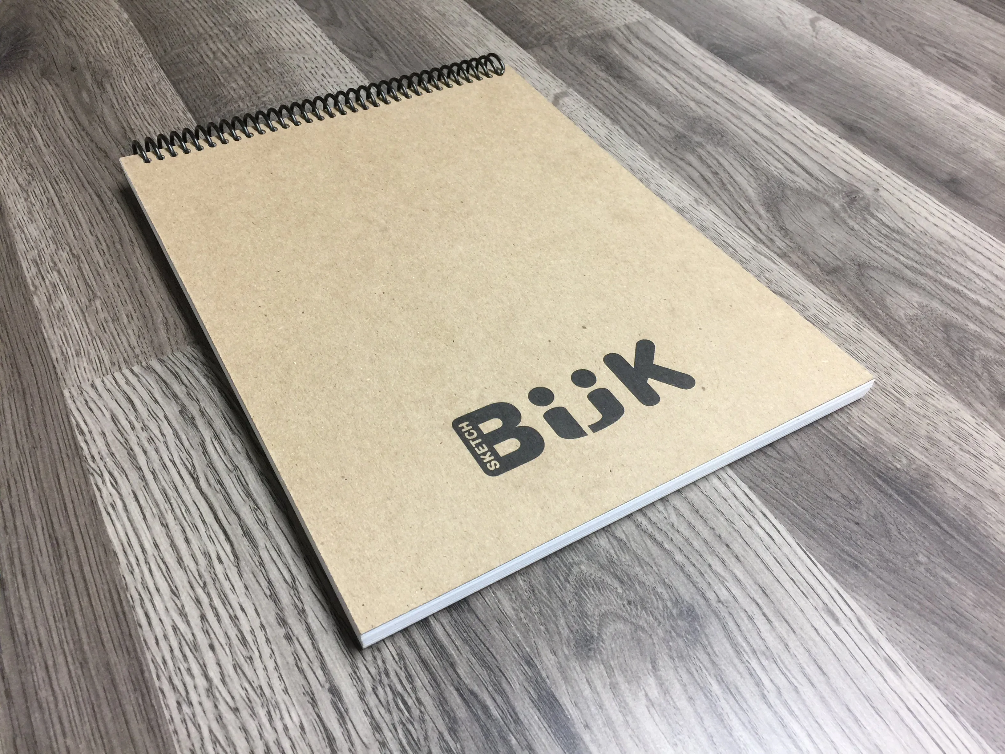 BUK brand sketchbook. Spiral Bound. Top Spine. Multi-Media. (8.5" x 11") SB-50100-TS