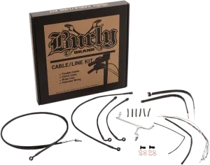 Burly Brand B30-1171 Handlebar Cable/Line Install Kit - Black