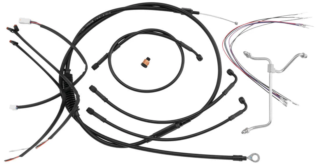 Burly Brand B30-1171 Handlebar Cable/Line Install Kit - Black