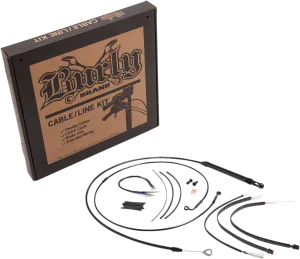 Burly Brand B30-1261 Handlebar Cable/Line Install Kits - Black