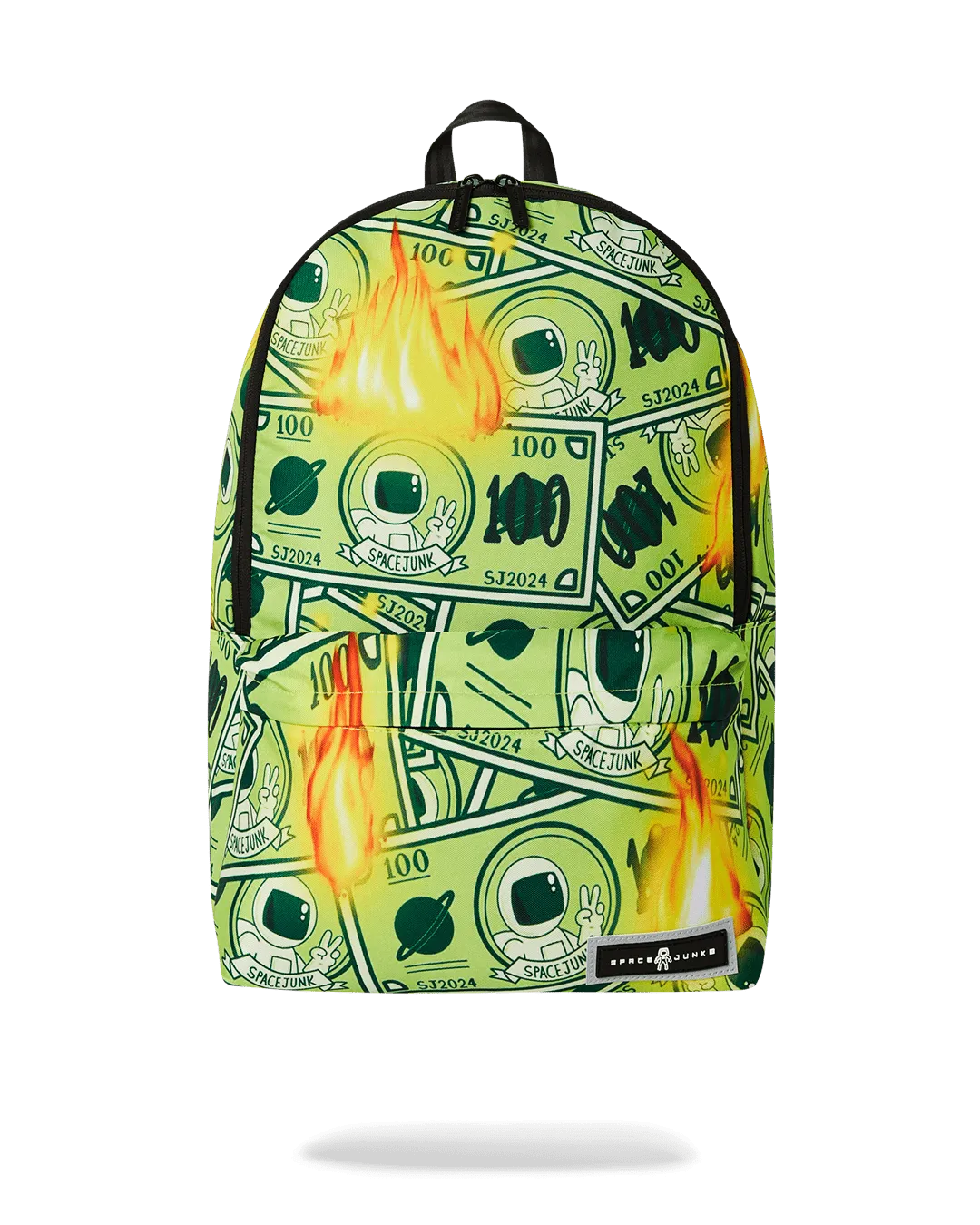 BURNING MONEY SPACE JUNK BACKPACK