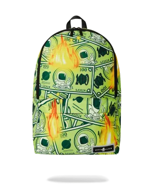 BURNING MONEY SPACE JUNK BACKPACK