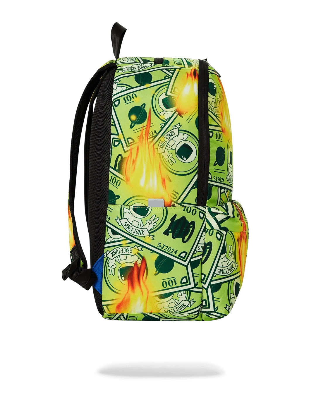 BURNING MONEY SPACE JUNK BACKPACK