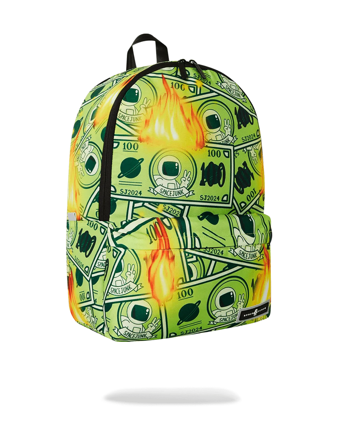 BURNING MONEY SPACE JUNK BACKPACK