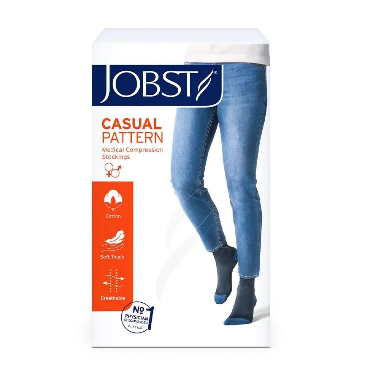 Calcetín Casual Pattern 20-30 mmhg Azul