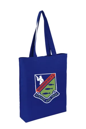 Calico Tote With Base Gusset Only - Royal Blue - CTN-TT-BL-BTM