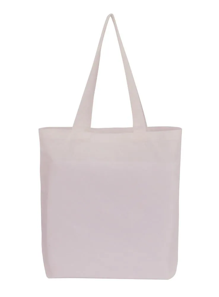 Calico Tote With Base Gusset Only - White - CTN-TT-WH-BTM