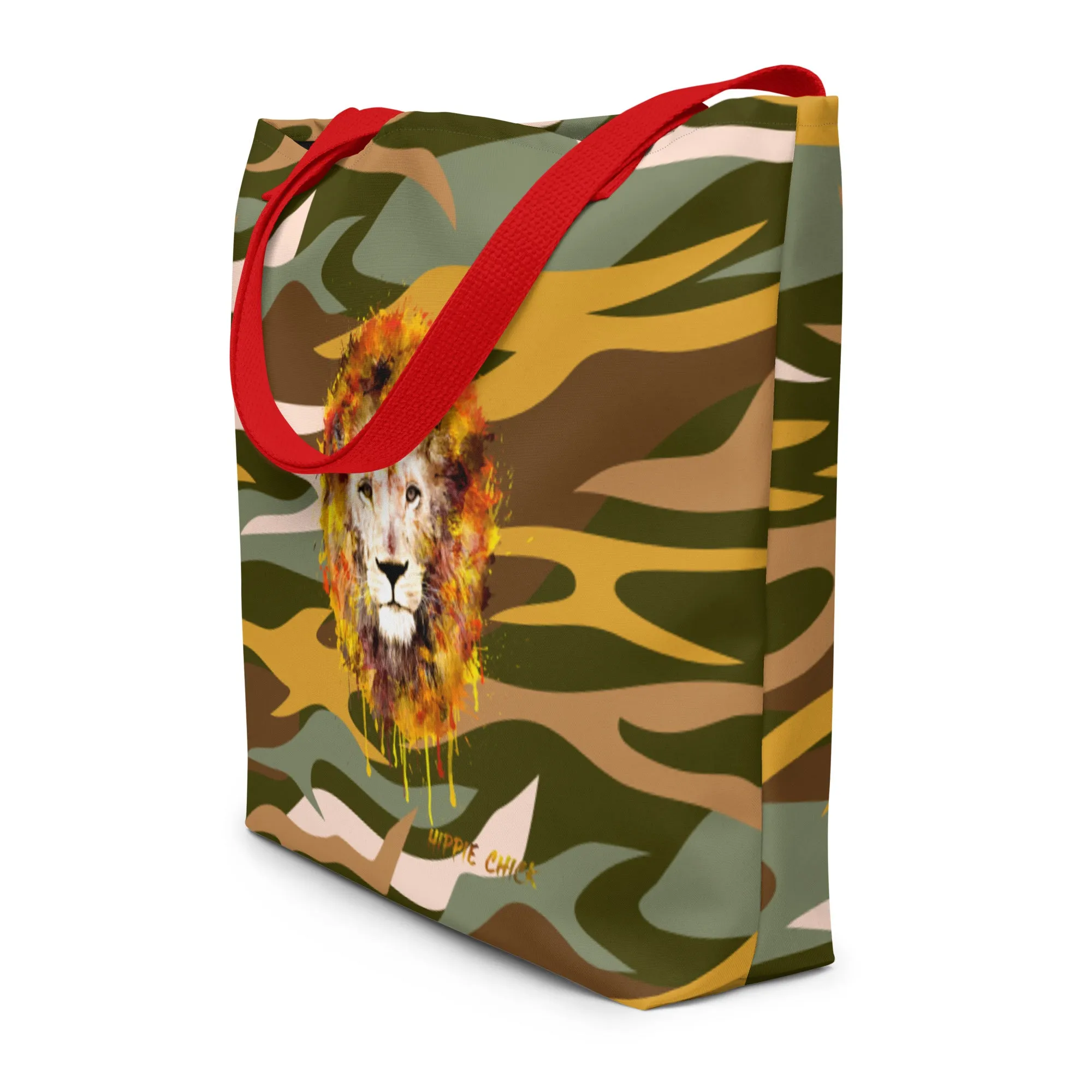 Camo Rays Tote Bag