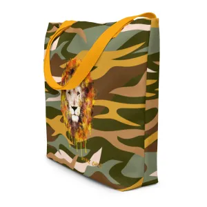Camo Rays Tote Bag