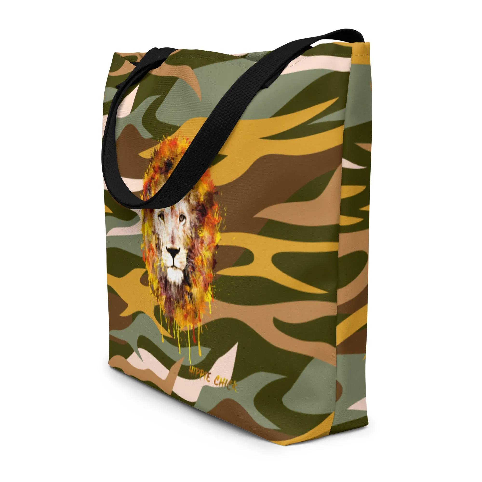 Camo Rays Tote Bag