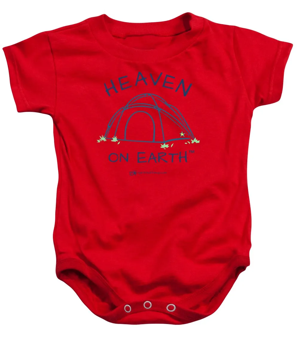 Camping/tent Heaven On Earth - Baby Onesie