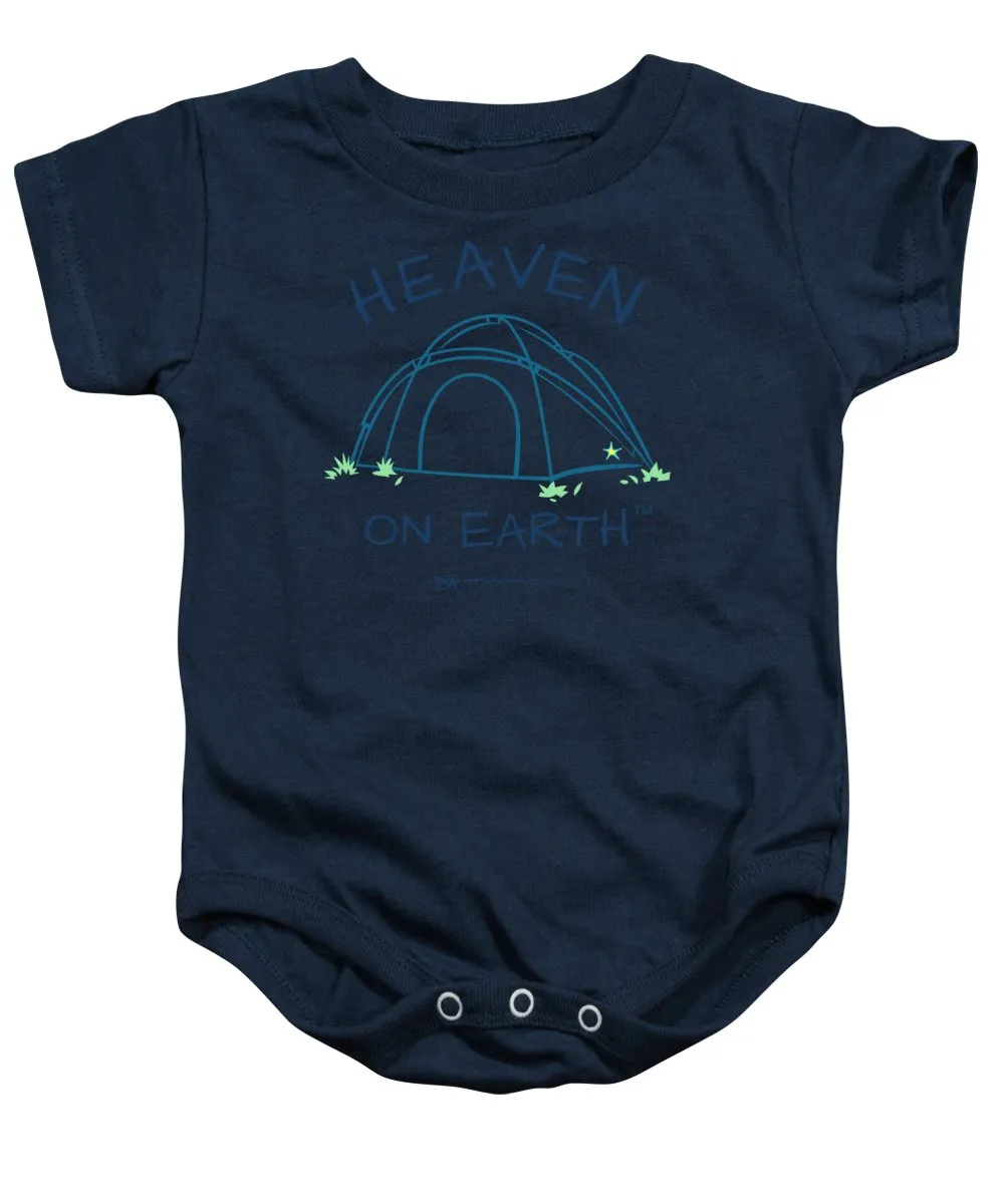 Camping/tent Heaven On Earth - Baby Onesie