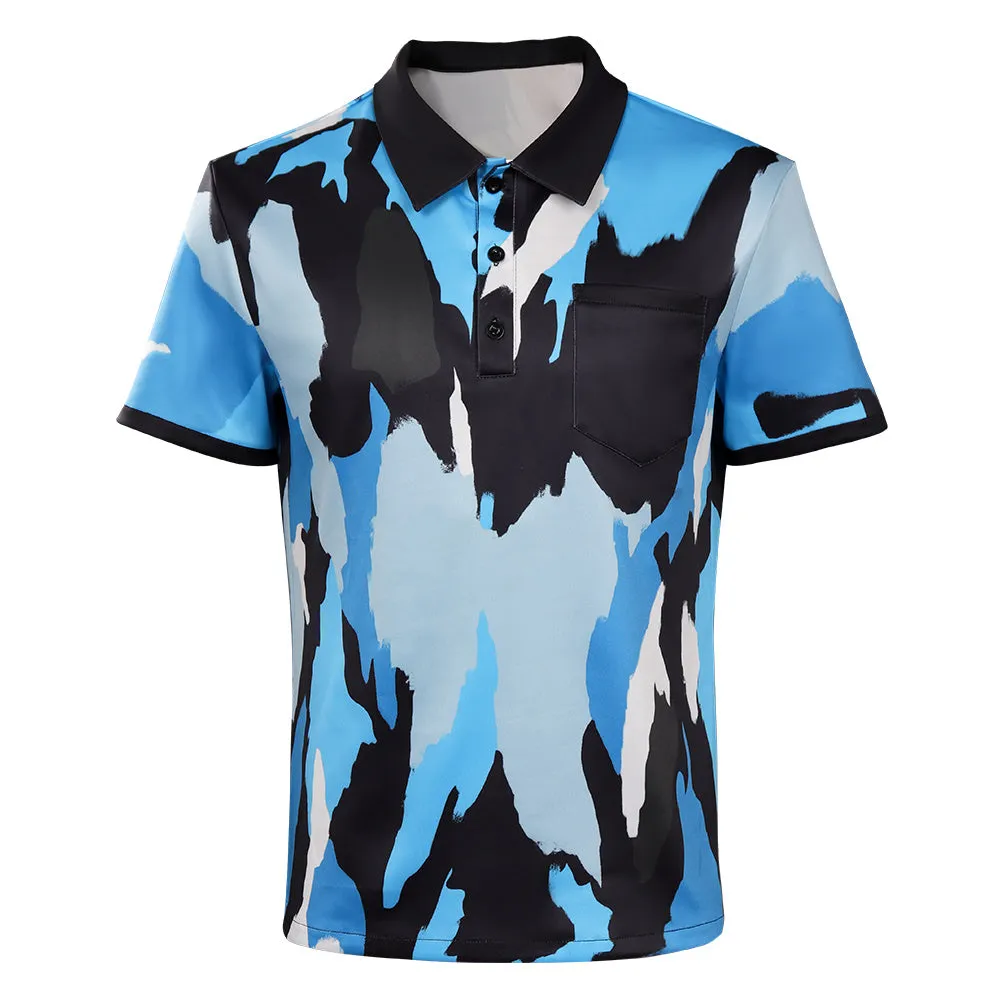 Captain America Steve Rogers Cosplay T-shirt Men Women Summer 3D Print Short Sleeve Shirt
