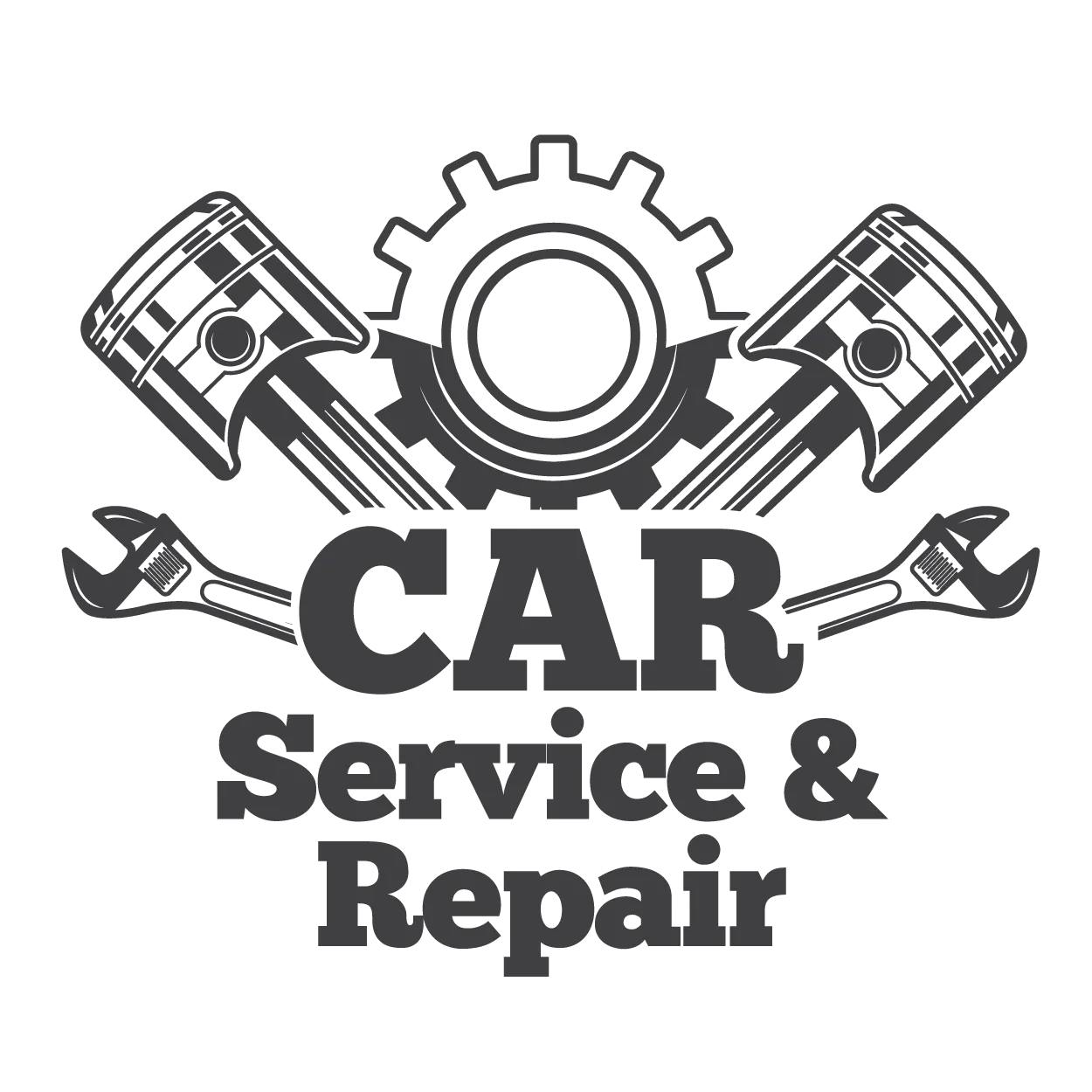 Car Service, Auto Repair, Mechanic Company Name Truck Decal, 2 Pack
