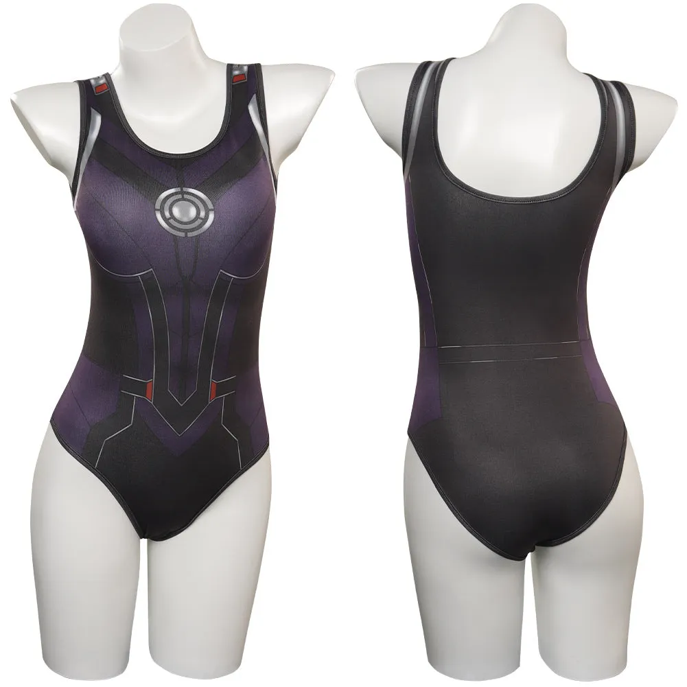 Cassie Lang Swimsuit T-shirt Summer Short Sleeve Shirt Cosplay Costume Halloween Carnival Party Disguise Suit Ant-Man and the Wasp