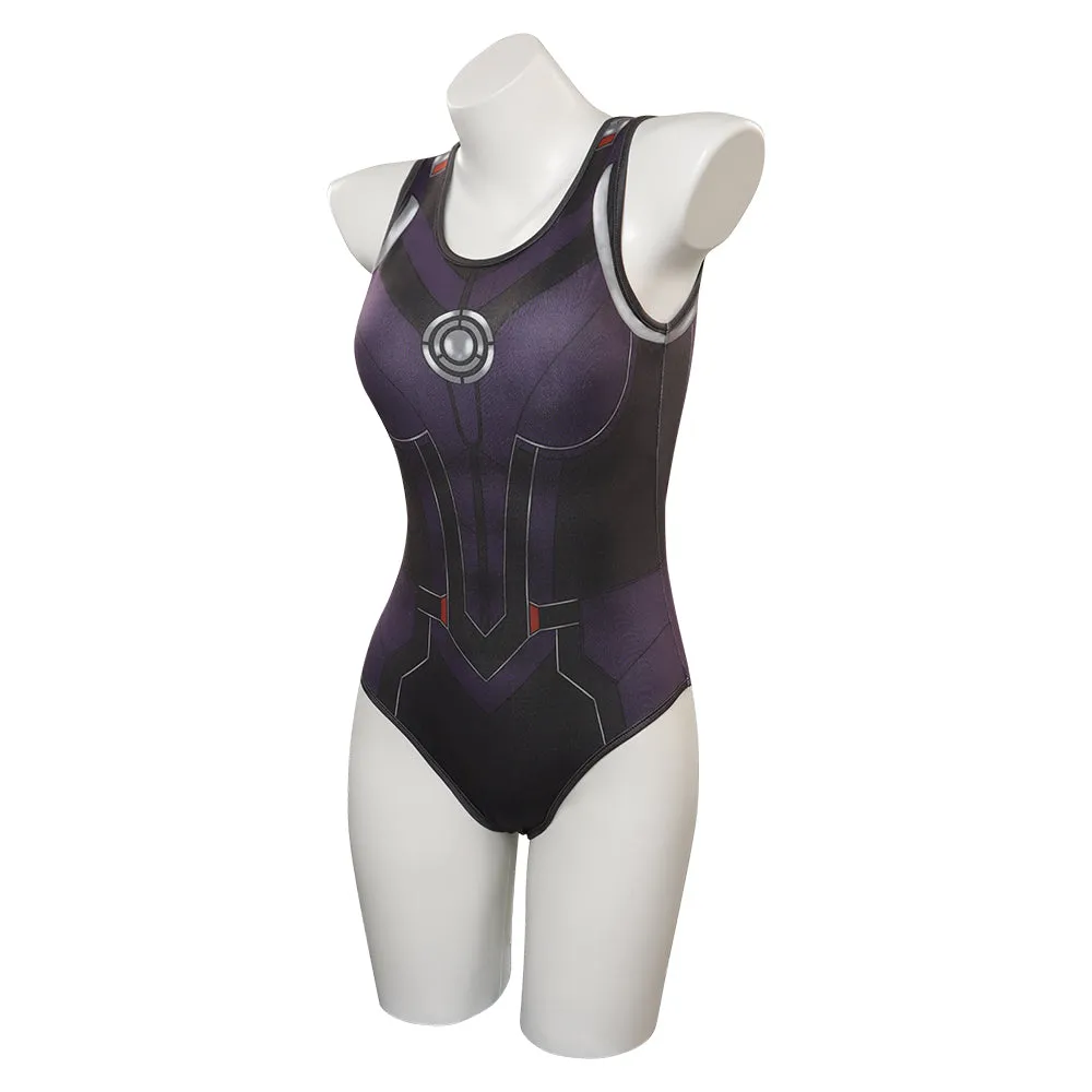 Cassie Lang Swimsuit T-shirt Summer Short Sleeve Shirt Cosplay Costume Halloween Carnival Party Disguise Suit Ant-Man and the Wasp