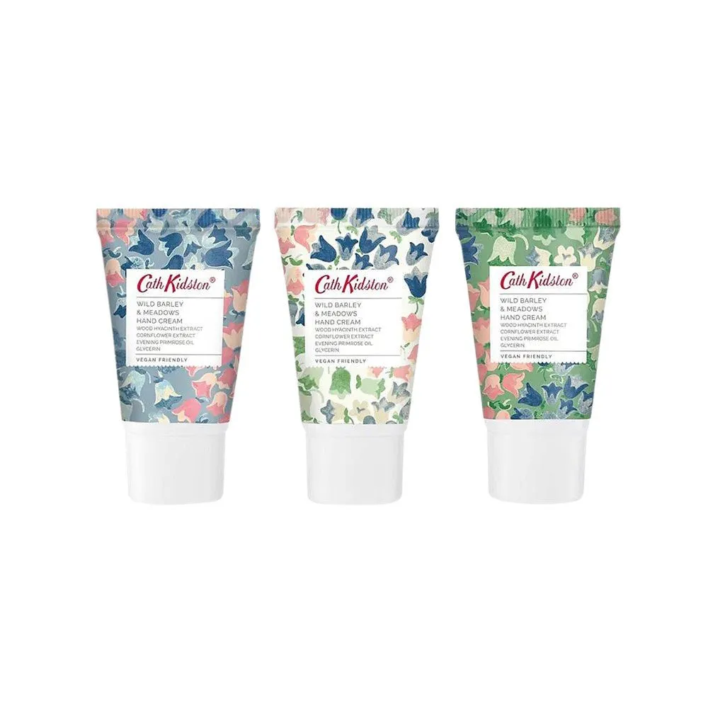 Cath Kidston - Bluebells - Hand Cream Trio 3x30ml - Wild Barley & Meadows
