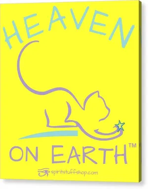 Cat/kitty Heaven On Earth - Acrylic Print