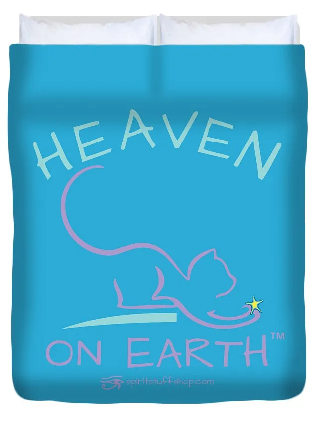Cat/kitty Heaven On Earth - Duvet Cover