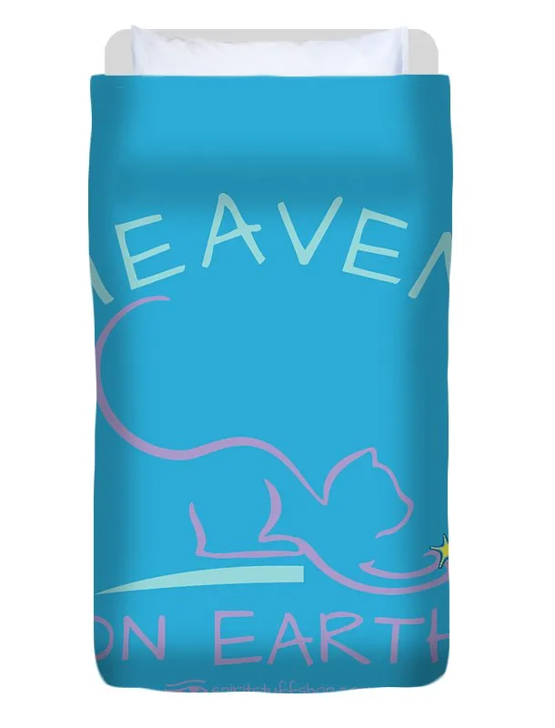 Cat/kitty Heaven On Earth - Duvet Cover