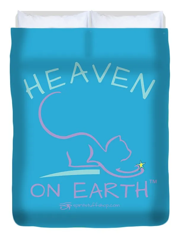 Cat/kitty Heaven On Earth - Duvet Cover