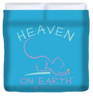 Cat/kitty Heaven On Earth - Duvet Cover