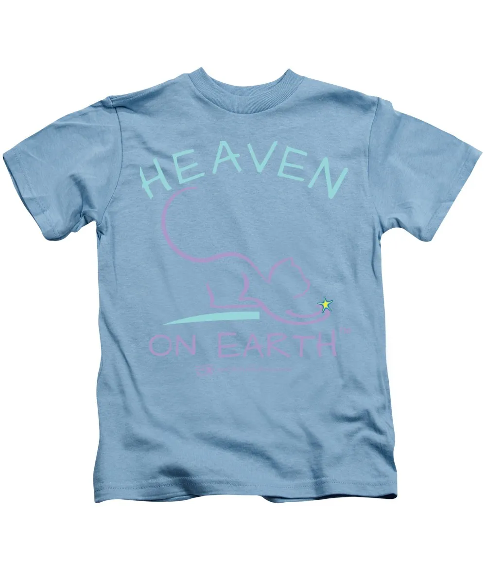 Cat/kitty Heaven On Earth - Kids T-Shirt