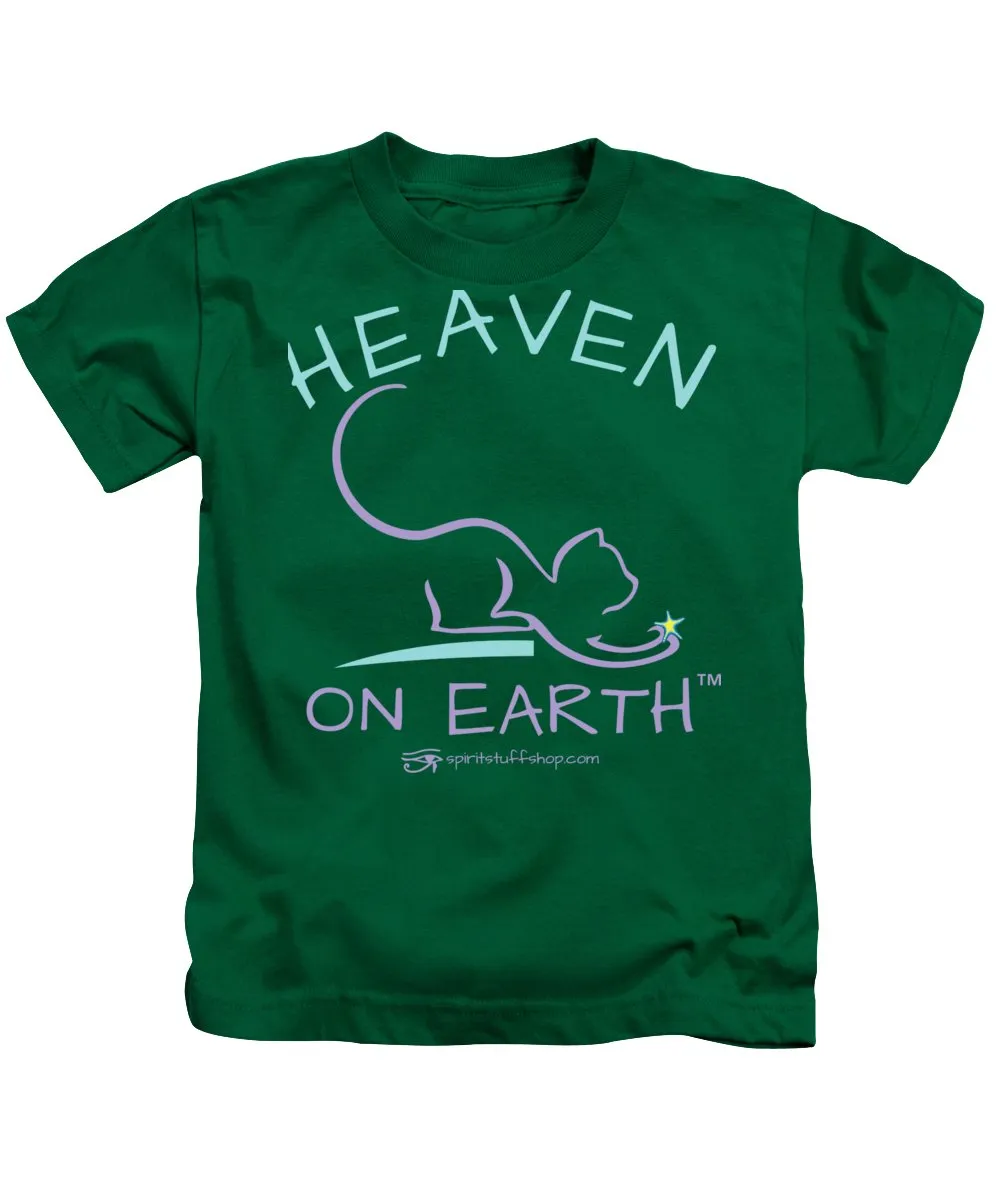 Cat/kitty Heaven On Earth - Kids T-Shirt