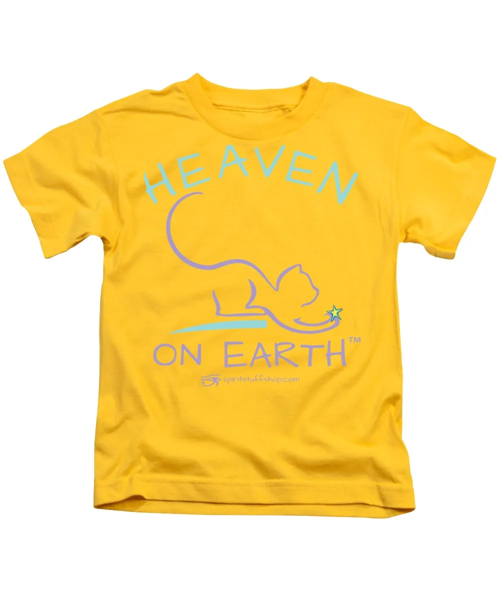 Cat/kitty Heaven On Earth - Kids T-Shirt