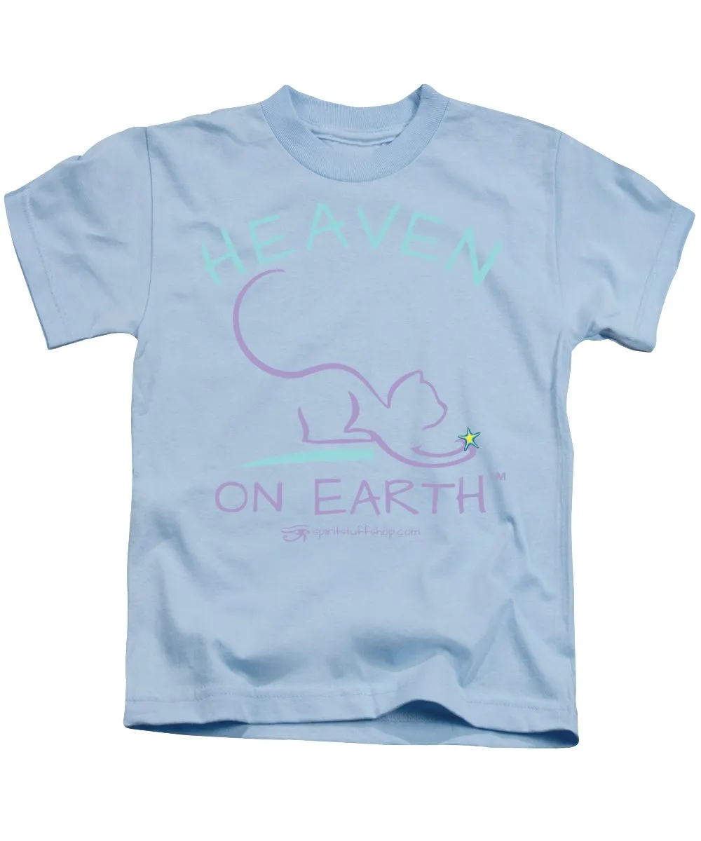 Cat/kitty Heaven On Earth - Kids T-Shirt