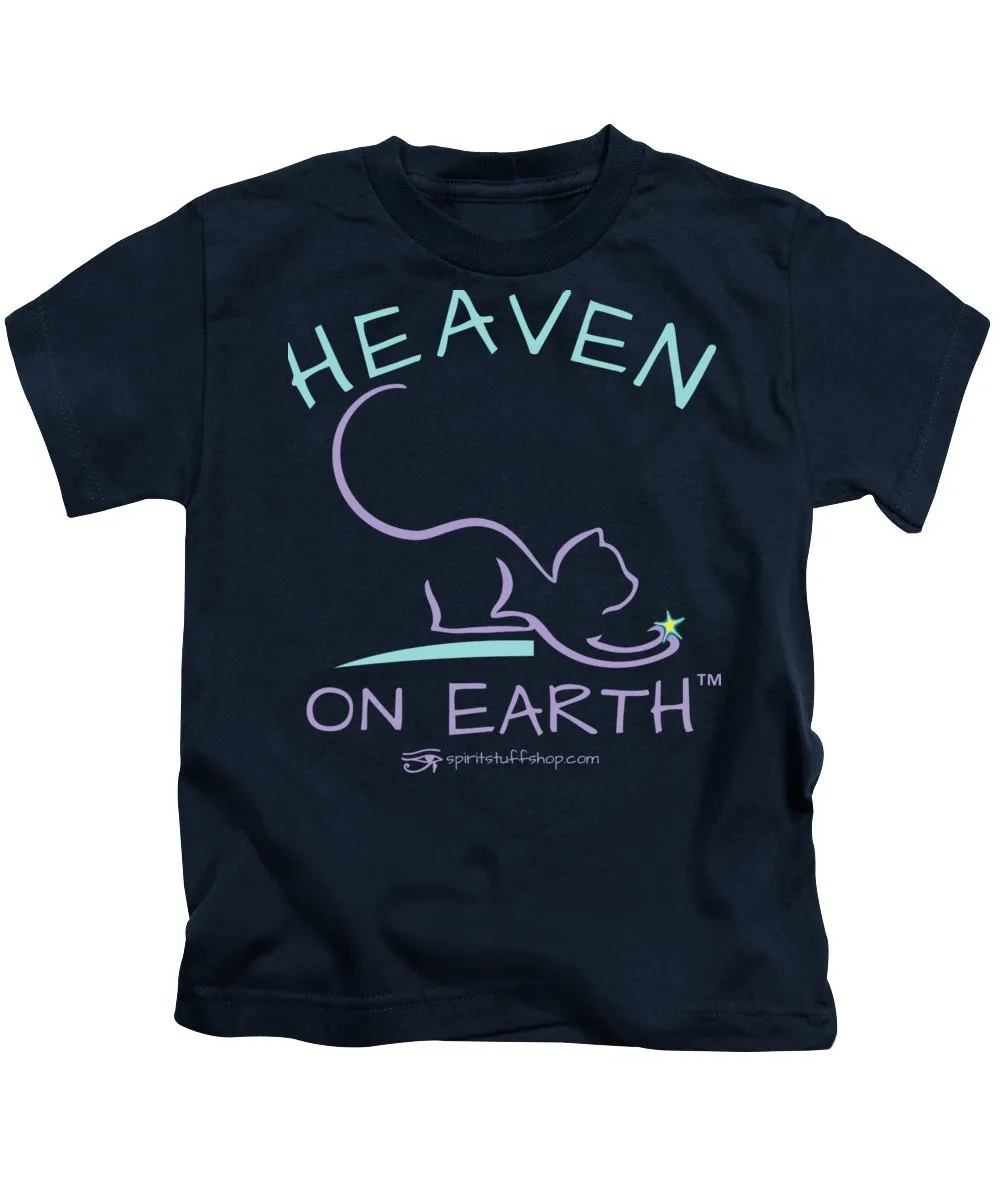 Cat/kitty Heaven On Earth - Kids T-Shirt