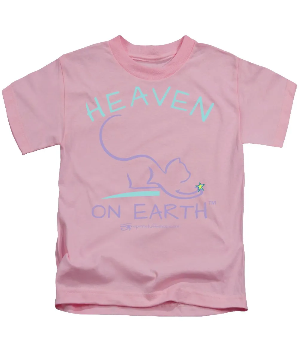 Cat/kitty Heaven On Earth - Kids T-Shirt