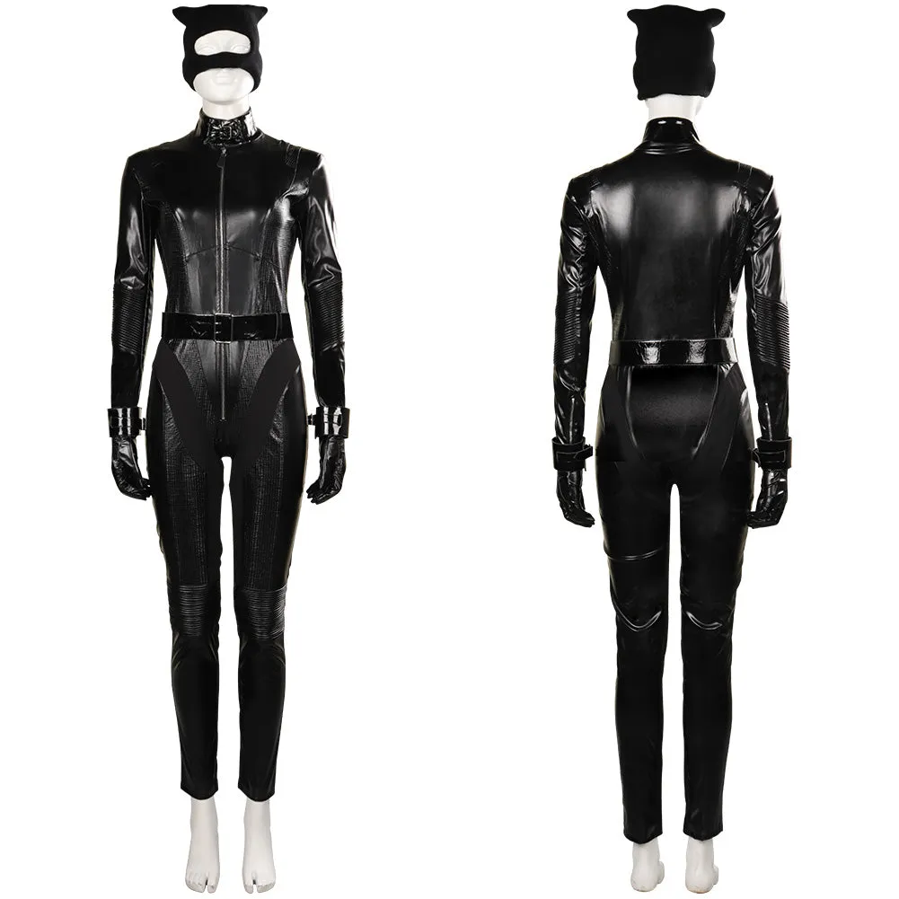 Catwoman Selina Kyle Outfits Cosplay Costume Halloween Carnival Suit