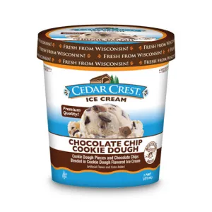 Cedar Crest Chocolate Chip Cookie Dough (Pint)