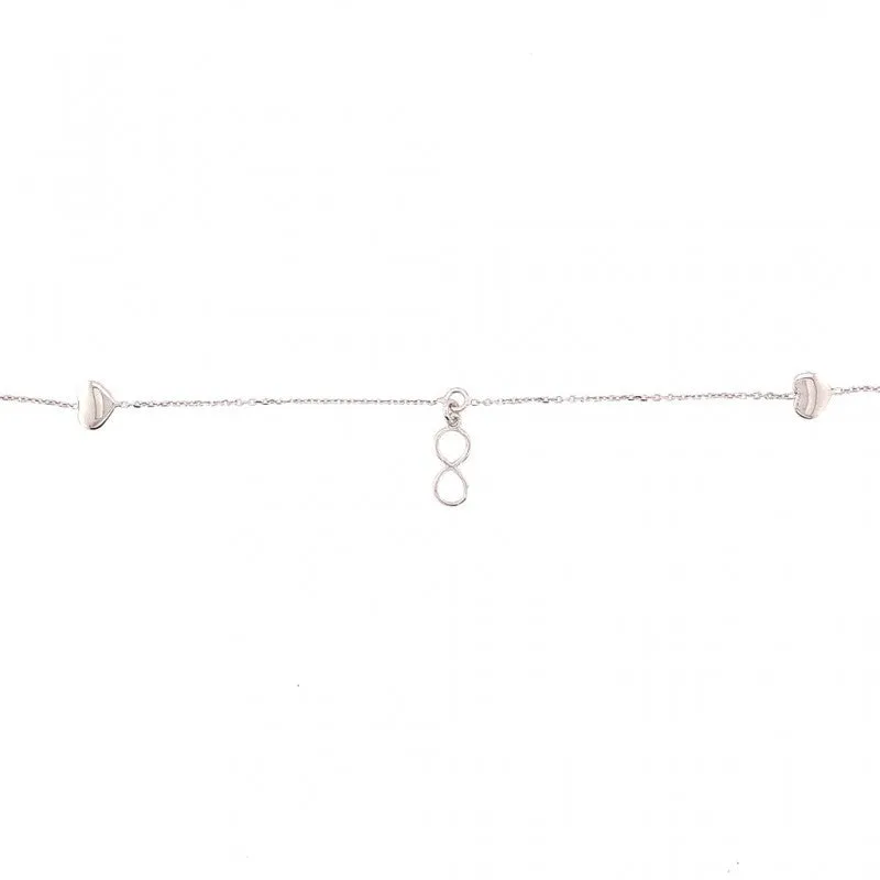 Chaine de cheville Orage infini - Argent (A/1099/25-A)