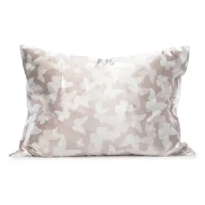 Champagne Butterfly Satin Pillowcase