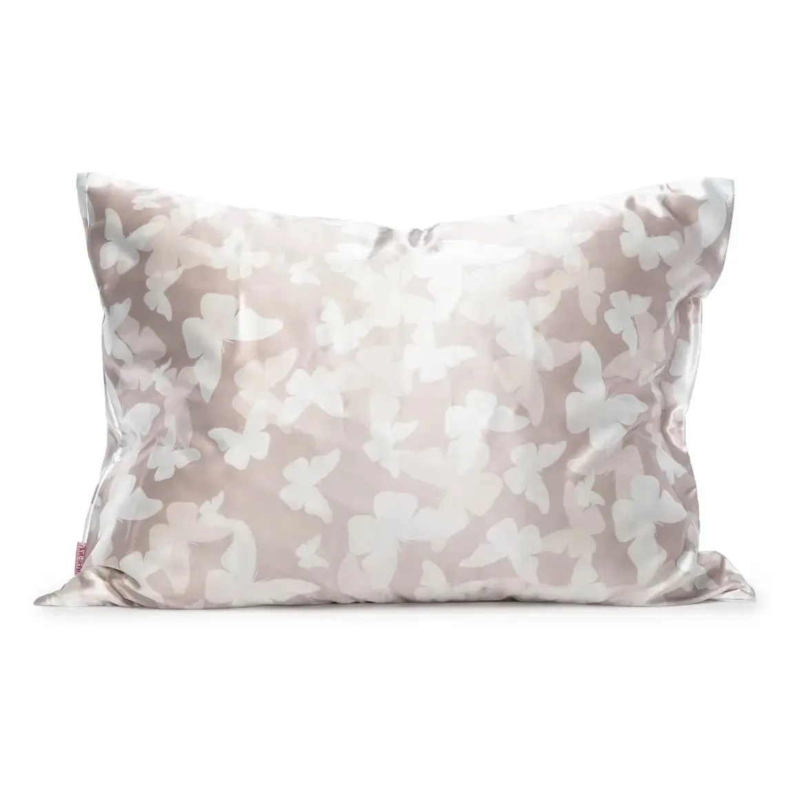 Champagne Butterfly Satin Pillowcase