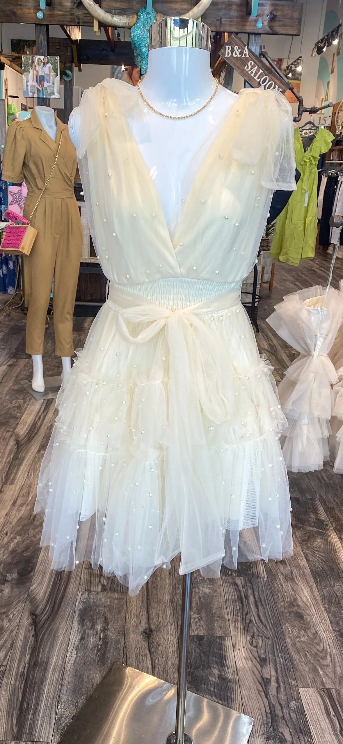 Champagne Evening Dress