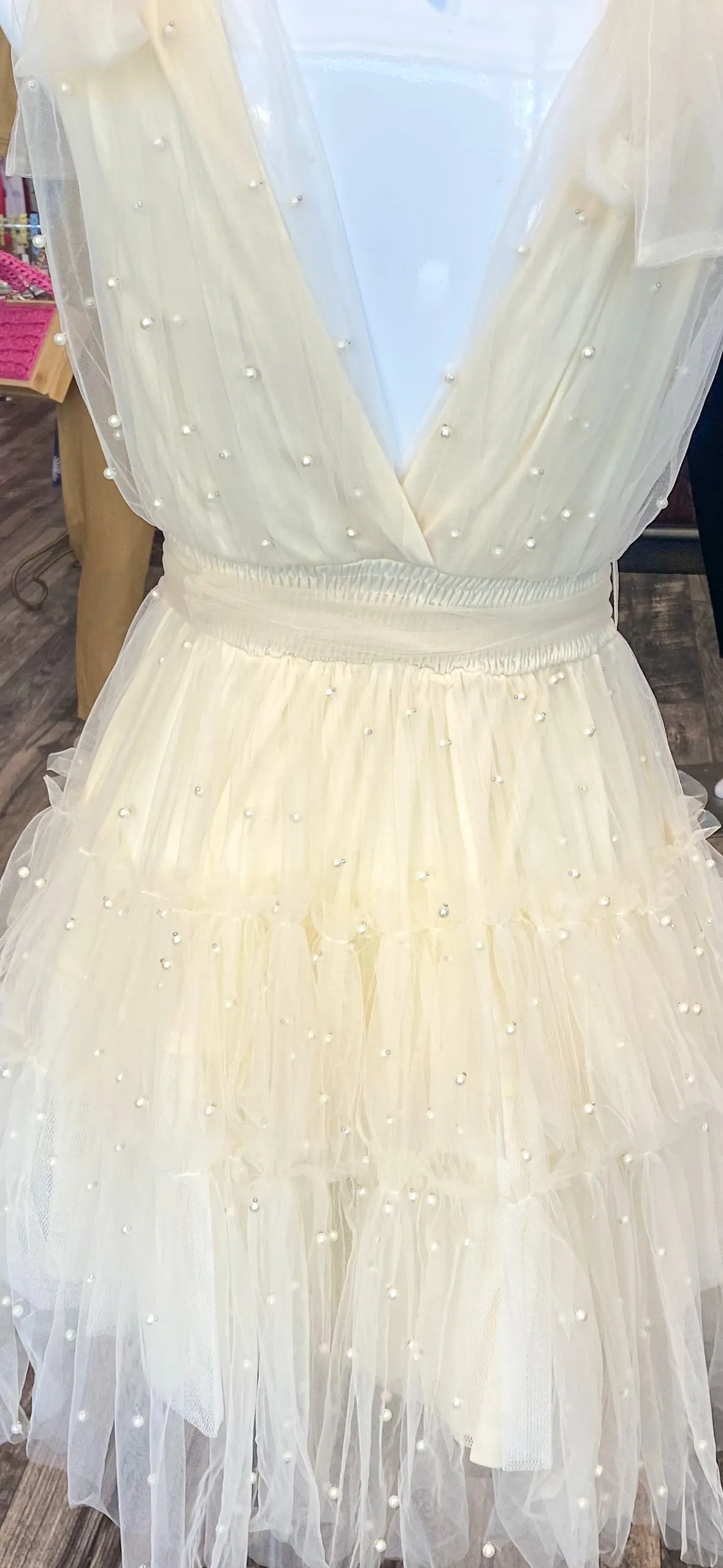 Champagne Evening Dress