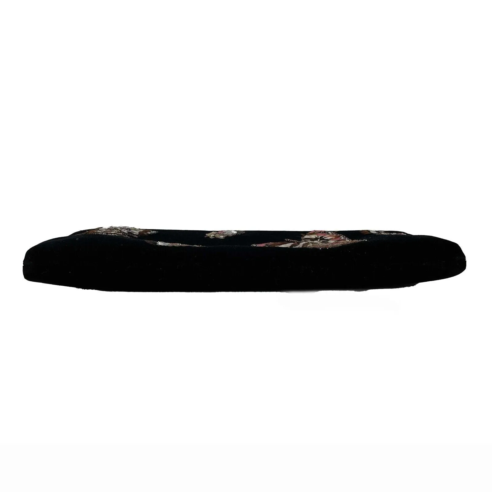 CHANEL - NEW 2015 Velvet Embellished Butterfly Minaudiere Black CC Clutch
