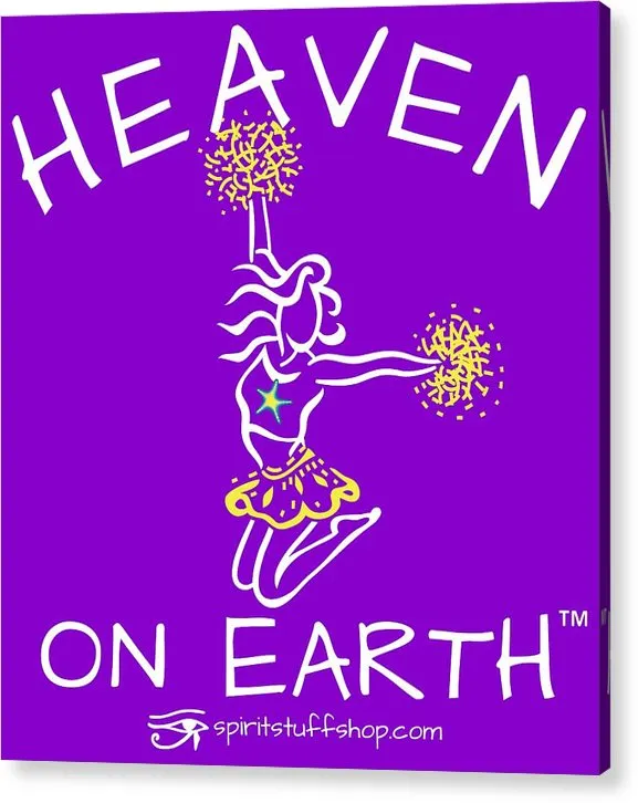 Cheerleading Heaven On Earth - Acrylic Print