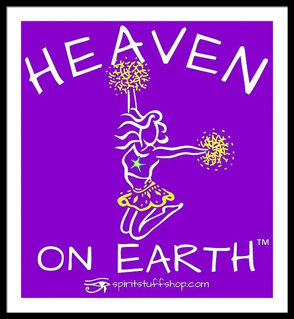 Cheerleading Heaven On Earth - Framed Print