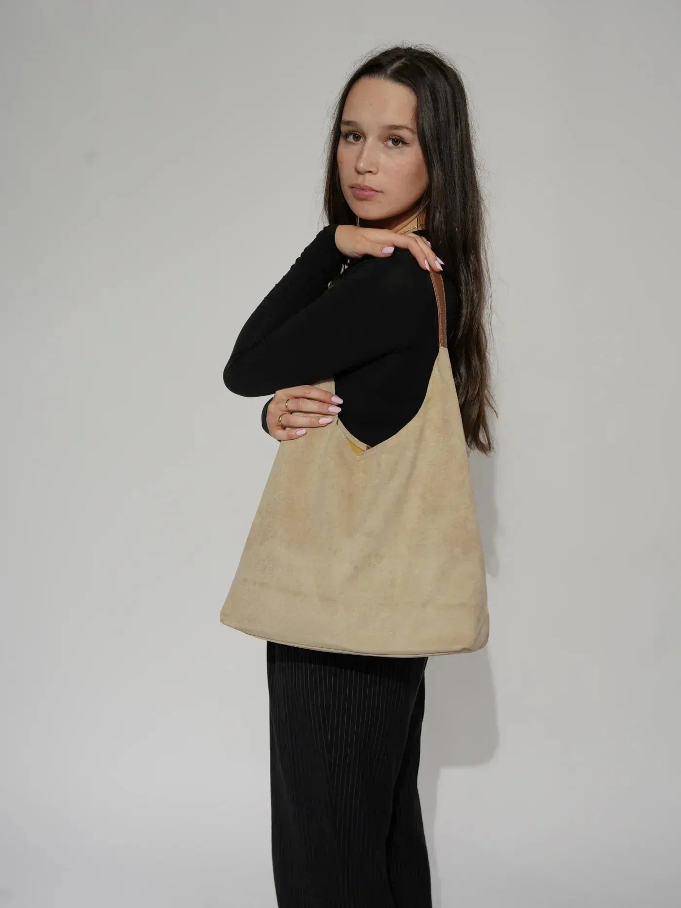 Chic Suede Tote Bag for Women