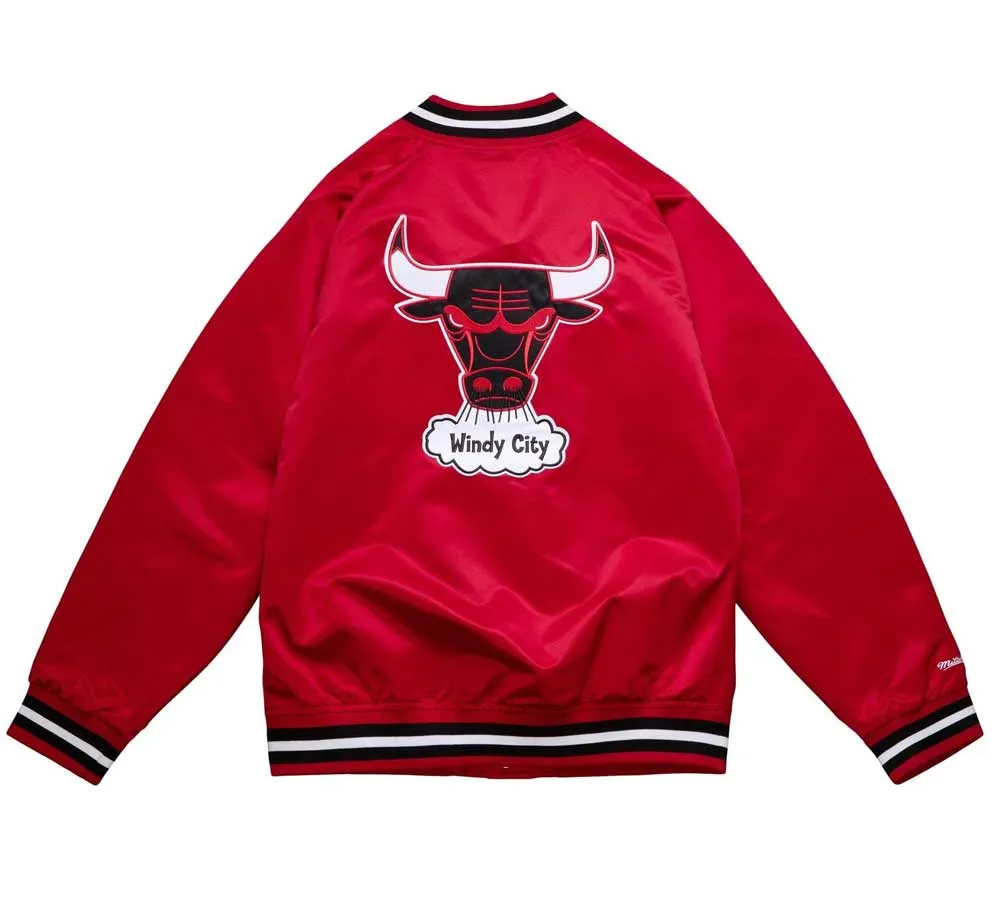 CHICAGO BULLS DOUBLE CLUTCH LIGHTWEIGHT SATIN JACKET