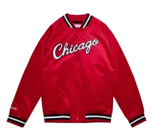 CHICAGO BULLS DOUBLE CLUTCH LIGHTWEIGHT SATIN JACKET