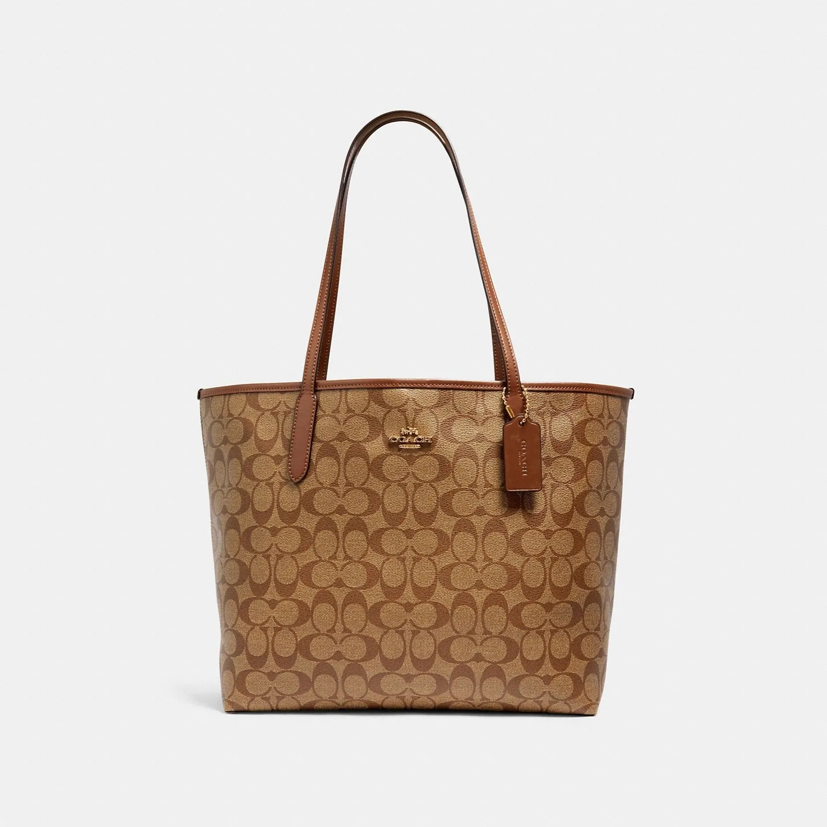 City Tote In Signature Canvas