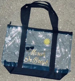 Clear Tote Beach bag