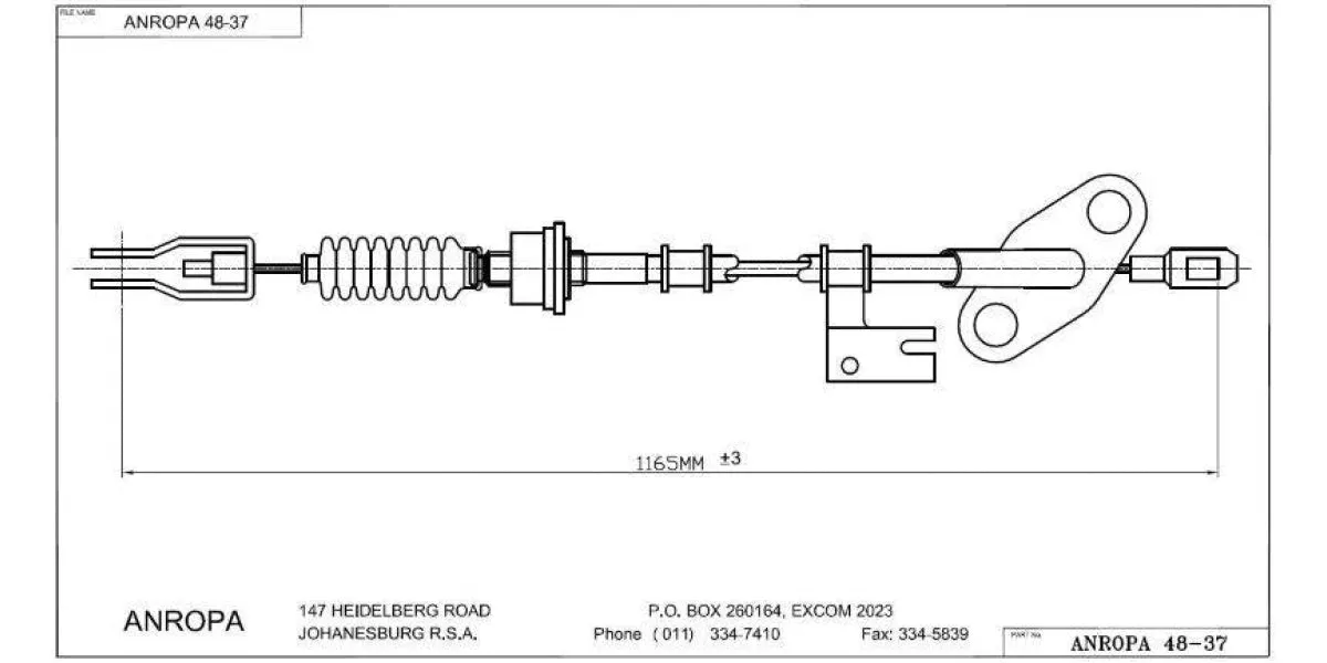 Clutch Cable Kia Picanto