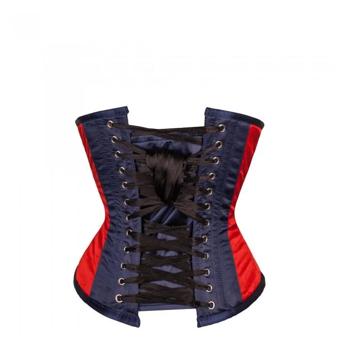 Colleen American Inspired Red, White & Blue Underbust Corset